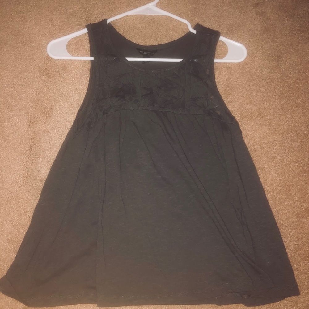Aéropostale Dark Gray Tank top